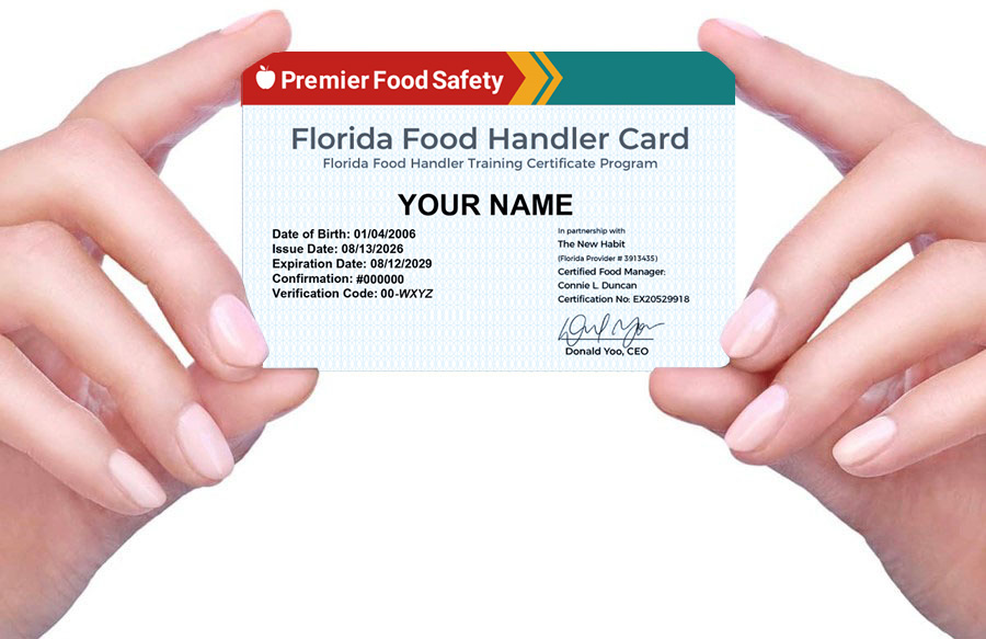 Florida Food Handler Card